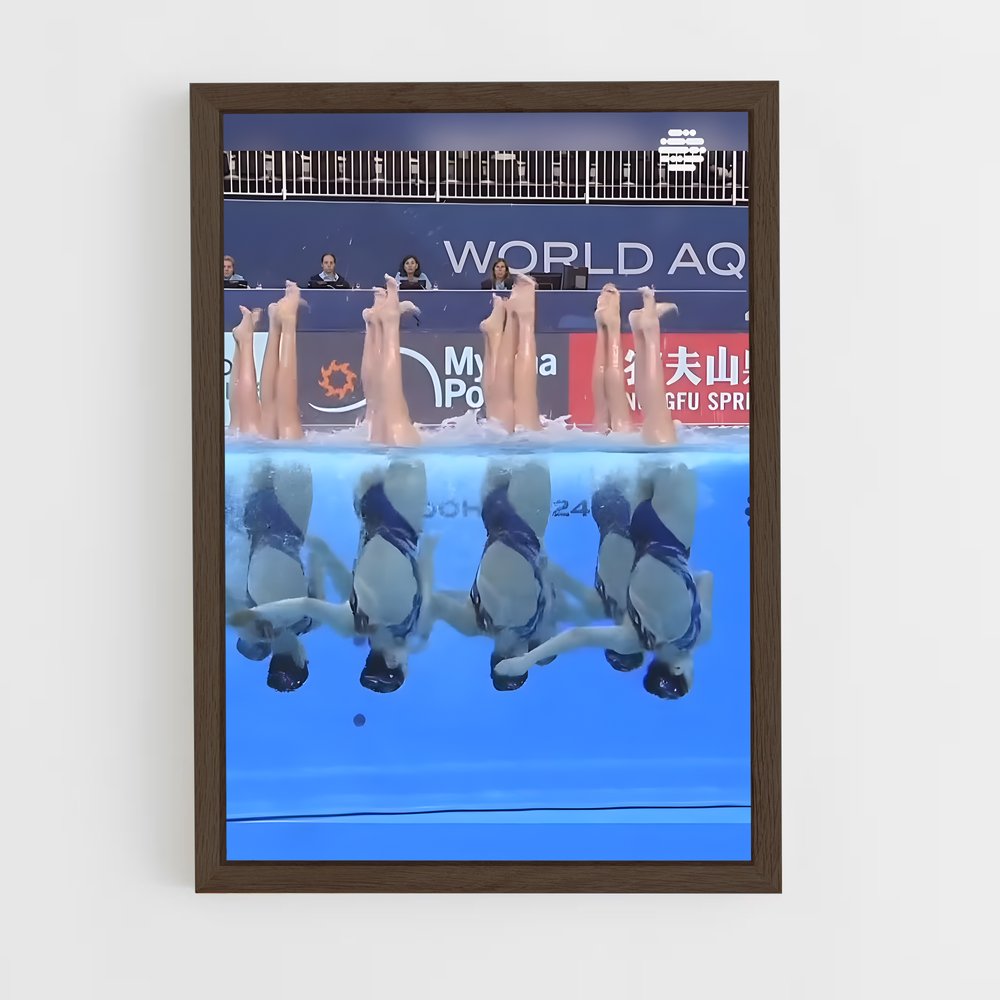 Poster Synchronized diving – affiche Plongeon synchronisé (vue 5)